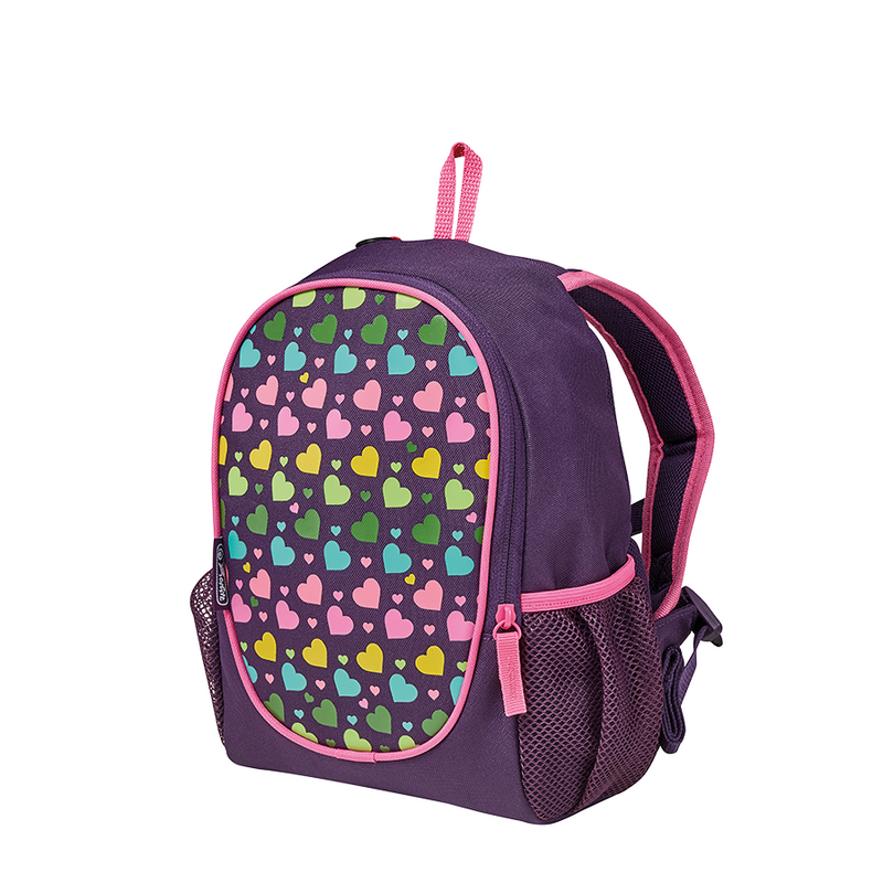 Zaino per bambini Herlitz Rookie Rainbow Hearts 21x29x10 cm
