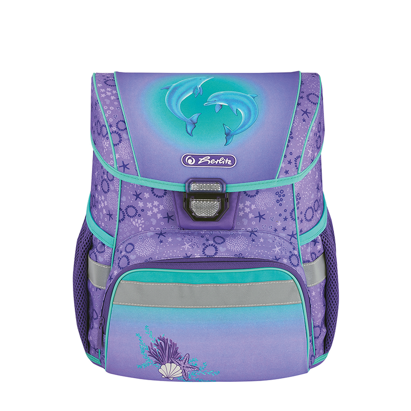 Zaino scolastico Abi Herlitz con passanti delfino 22x37x31 cm