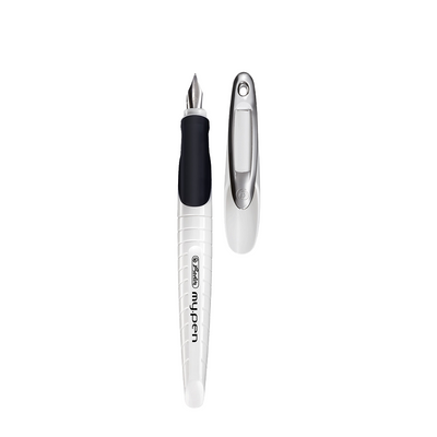 Penna stilografica Herlitz my.pen per mancini bianca