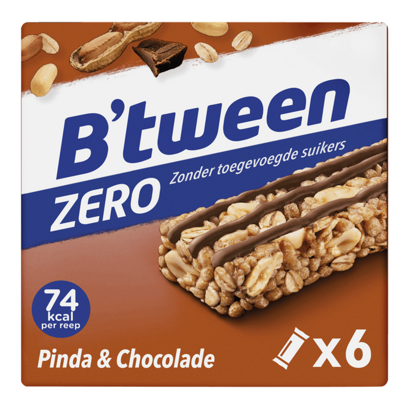 Hero entre cero chocolate con maní 20gr (paquete de 10x 6)