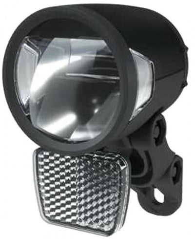 Koplamp H-Black MR8 E-bike 6-12V 180 lumen zwart (box)