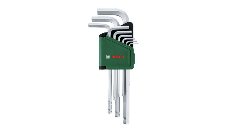 Bosch groen inbussleutelset | lange versie | 9-delig - 1600a032v1