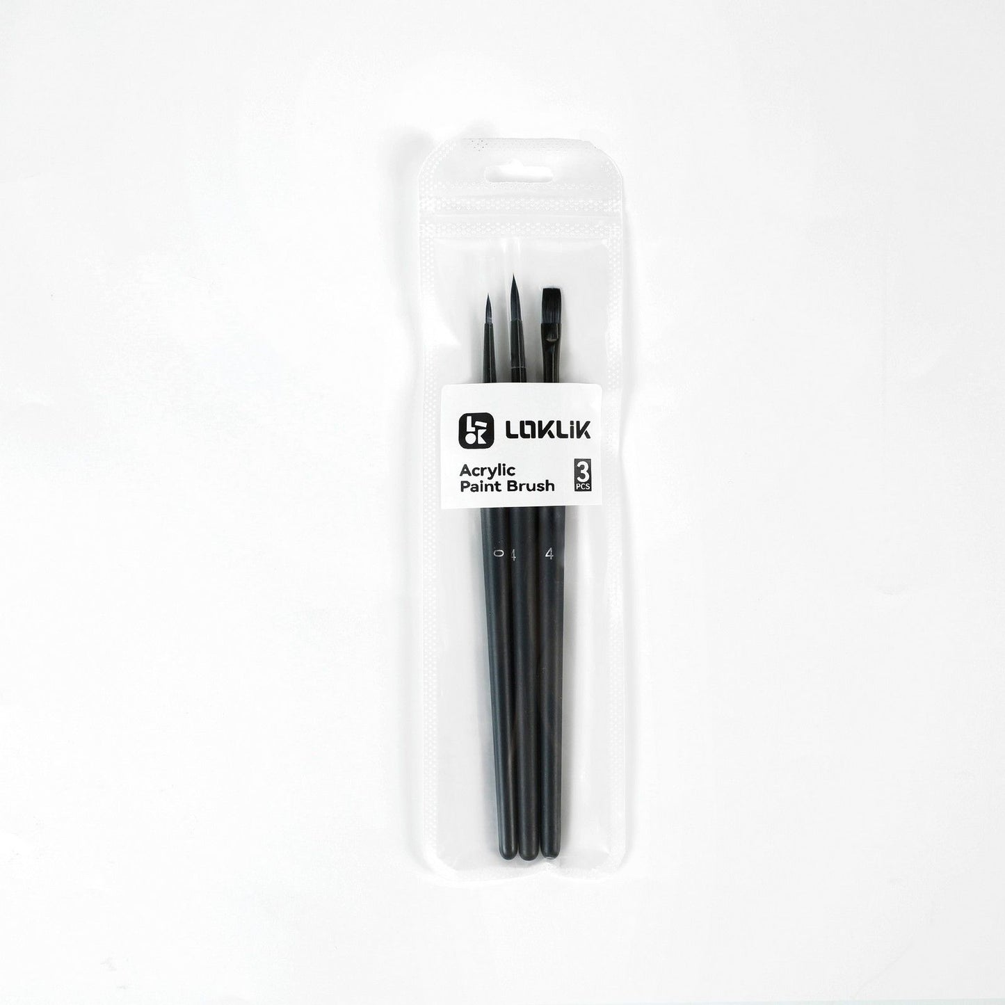 Loklik • Pennello per pittura acrilica 3pz