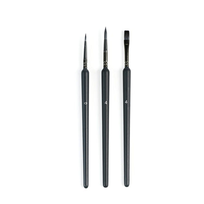 Loklik • acryl verfkwasten set 3st.