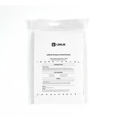Loklik • mini verfkwasten set 10st.