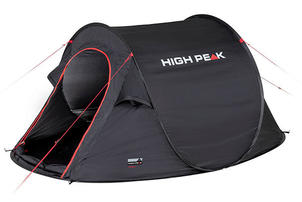 High peak Vision 2.0 Pop-up Tent 2-persoons 235 x 140 cm Zwart