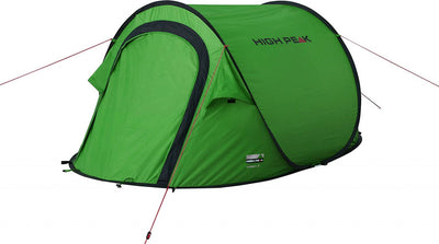 Visione della tenda pop-up ad alto picco 2 persone 235 x 140 x 100 cm verde