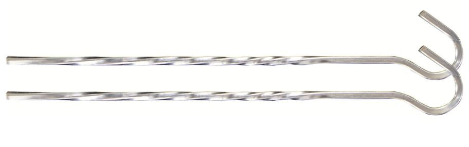 Haring, halfronde grondpen. Lengte 30 cm/ breedte 22 mm Haring, halfronde grondpen. Lengte 30 cm/ breedte 22 mm