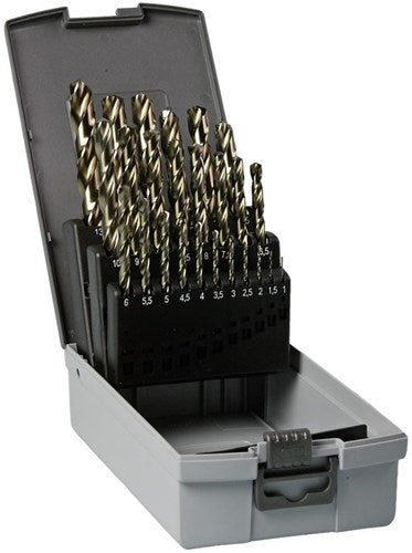 Accessori Hikoki cassetta 25 pezzi punte hss-co din 338 - 780699
