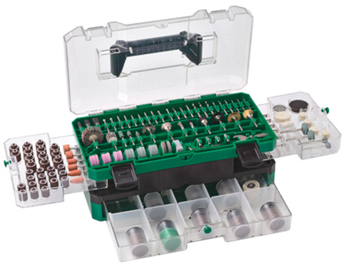 Hikoki accessori cassetta accessori per mini smerigliatrice 3,2 mm (389 pezzi) 753949