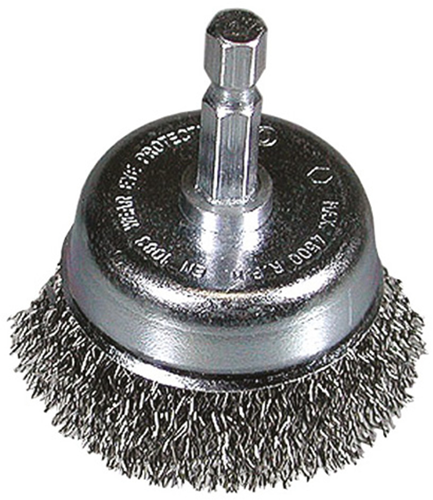 Accesorios Hikoki cepillo de copa 50x0.3 con pasador hexagonal de 1 4 con alambre de acero corrugado - 751322