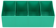 Caja de almacenamiento de accesorios Hikoki verde | con 3 divisores | 402542 402542