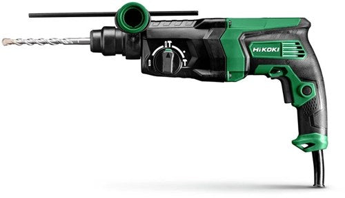 Taladro percutor Hikoki dh26pc2wsz | sds-plus | 230v | 830w | 2,9 años | en estuche de plástico - dh26pc2wsz