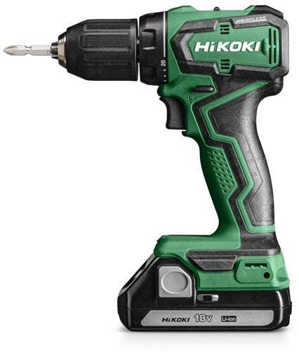 Hikoki ds18dd wrz accu boor-schroefmachine | 18v | 55nm | in hsc ii | inclusief 2 accu's (2.0ah) en lader - ds18ddwrz
