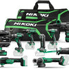 Hikoki kc18h8a-mva4 | set combinato batterie multitensione 18v 8 macchine in valigetta (4x batterie 5.0ah mv a + caricabatterie uc18ytsl) - kc18h8a-mva4