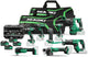 Hikoki kc18h8a-mva4 | Juego combinado de batería multivoltaje 18v 8 máquinas en estuche de transporte (4x batería mv a de 5.0ah + cargador uc18ytsl) - kc18h8a-mva4