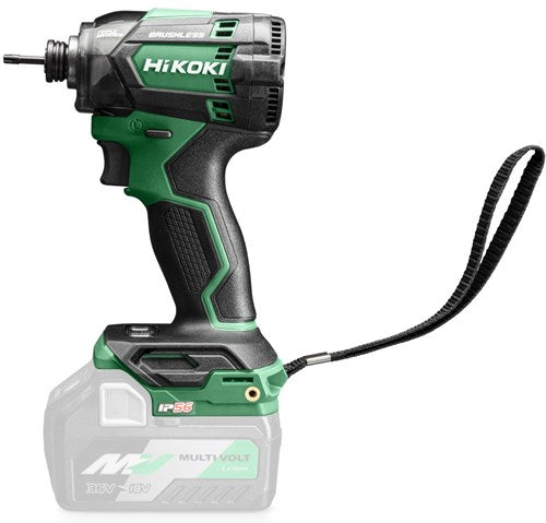 Cacciavite a percussione a batteria Hikoki 18v nudo in custodia