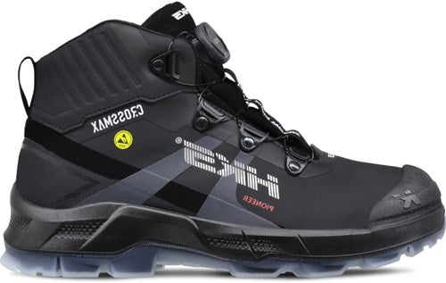 Hks werkschoenen hks werkschoen pioneer boa s3s hoog + kn | zwart | maat 45 - 4040005162453