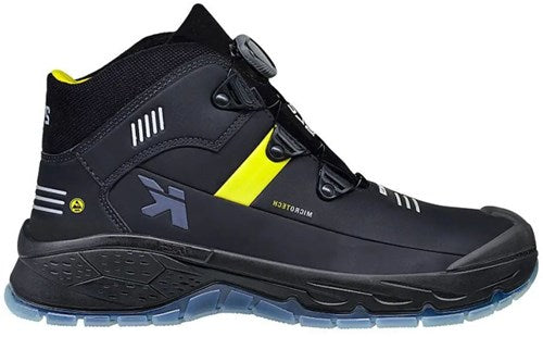 Zapato de trabajo hks rs 275 s3 boa | negro amarillo | talla 48 - 00.162.115.48