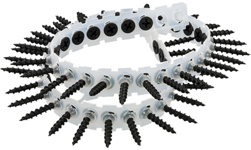 Hoenderdaal fasteners hoenderdaal gipsplaatschroef gefosfateerd grof op band ph2 3.9x25 | 1000 stuks - 0614.09.21101