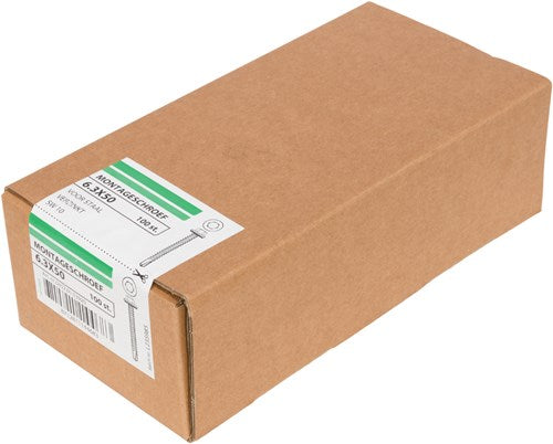 Hoenderdaal fasteners hoenderdaal houtdraadbout vz 4.6 sw-19 din571 12x180 | 25 stuks - 2040.01.75301