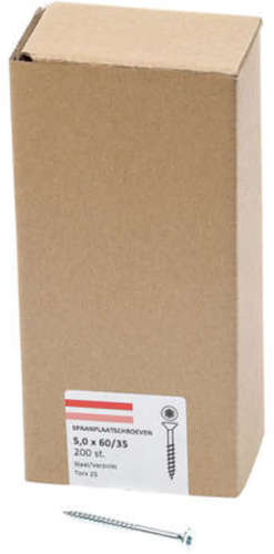 Vite di chipboard 5.0x60 35 Torx
