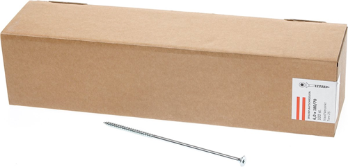 Vite per truciolare Hoenderdaal testa zincata testa svasata filetto parziale torx tx25 6.0x180 70 | 100 pezzi - 0206.01.51301