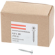 Tornillo para aglomerado Hoenderdaal galvanizado cabeza plana rosca completa torx tx20 ​​​​4.0x30 | 200 piezas - 0206.01.25201