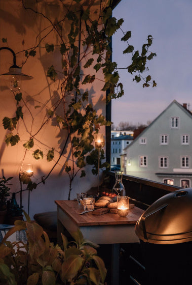 Höfats Gravity Candle Windlight 13 cm Silver