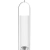 Höfats Spin 120 Atmosphere Lantern colgando 150 cm de plata de acero inoxidable