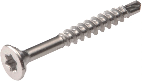 Tornillo para madera Homefix acero inoxidable-410 pk torx tx25 5.0x50 | 30 piezas - 6701.60.34050