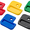 Homefix sleutelkap diverse kleuren vierkant | 5 stuks - 6701.30.61030