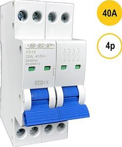Interruttore generale 40a 4p sep - 4518065