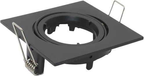 Enzo hope inbouwspot 50mm verstelbaar vierkant mat zwart - 5013203