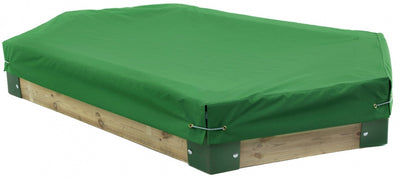 Coperchio coperchio per sandbox da 210 cm poliestere verde