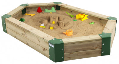 sandbox 210 x 120 x 25 cm legno naturale