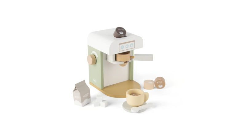 Cafetera de madera Dantoy xl 13 piezas en caja