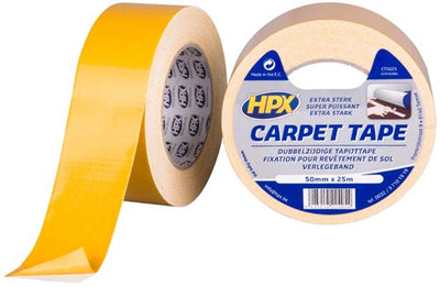 Nastro biadesivo per moquette Hpx | bianco | 50mm x 25m - ct5025 ct5025