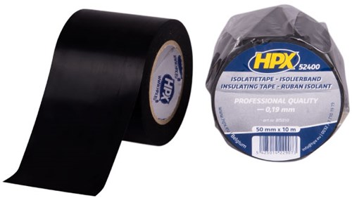 Nastro isolante HPX PVC 50 mm x 10 metri - nero