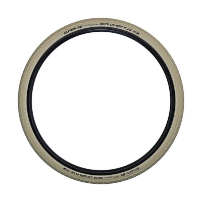 Schwalbe Tire 28x1 1 2 40-635 Delta Cruiser Plus Creme Reflex