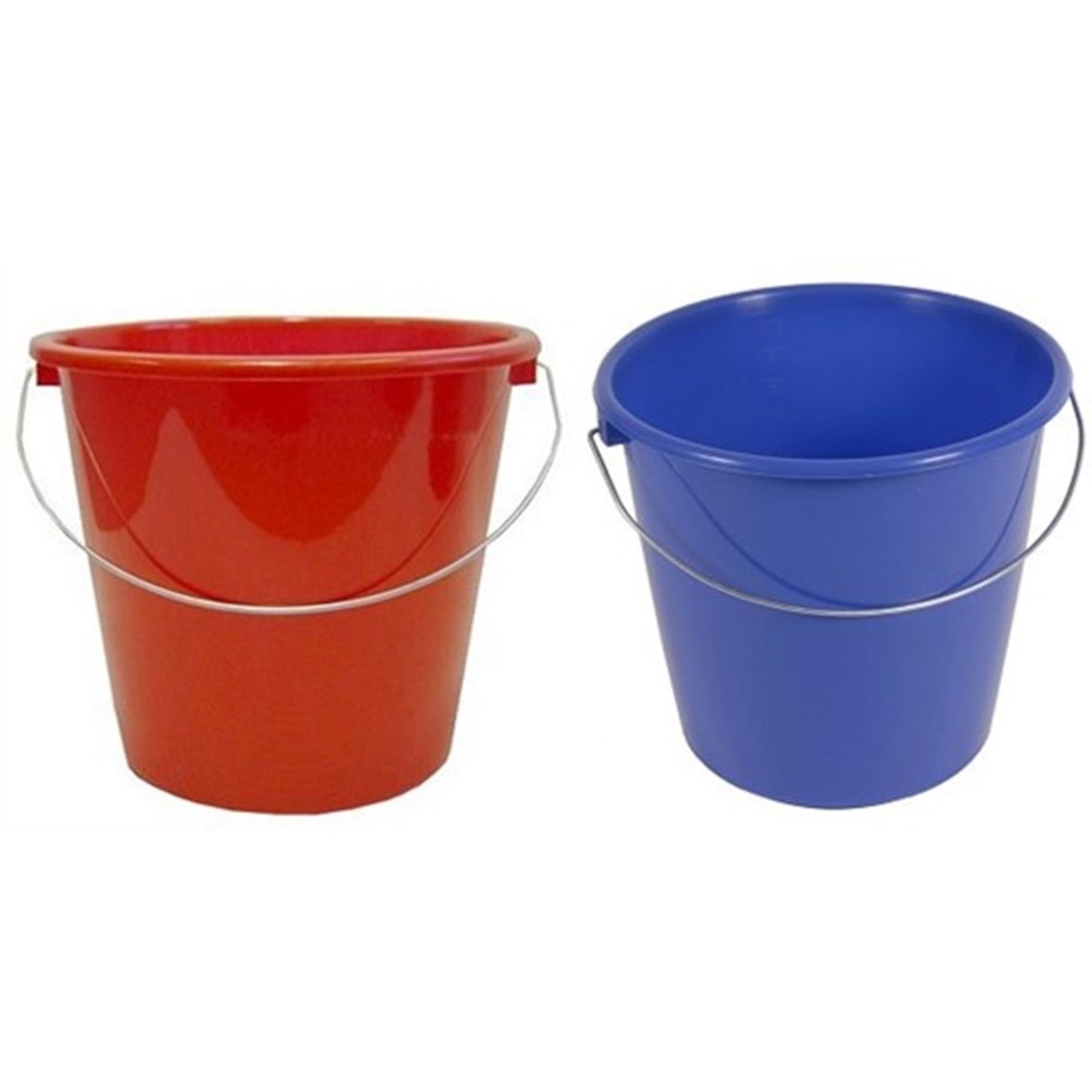 Cubo doméstico de plástico 10 litros eco colores | 25 piezas