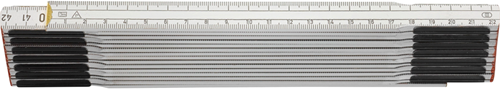 Metro pieghevole Hultafors p600 3m | bianco - hu106729
