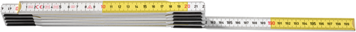 Hultafors duimstok t59 2m wit geel | 10-delig - hu105254