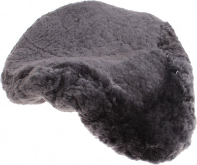zadeldekje schapenvacht grijs 28 cm