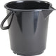 Benna Hünersdorff hunersdorff | 17,0 l polietilene ad alta pressione nero | staffa di plastica | D. 330 mm | altezza 315mm | 1 pezzo - 942200 942200