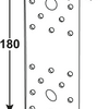 Piastra connessione Connex 175x40x3 vz - hv1420