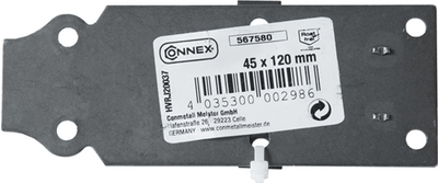 Guía plana Connex 45x120 acero inoxidable - hvrj20037