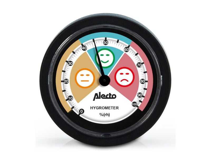 Alecto Analog Hygrometer - WS -05 - Nero
