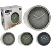 Home styling klok metaal staand 15x7cm
