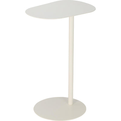 Tavolino da salotto bianco organico 35x53 cm